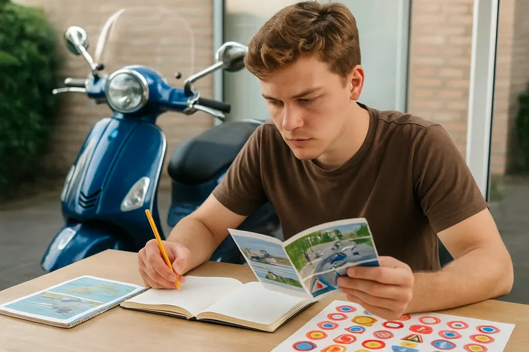 Scootertheorie op één dag lukken?